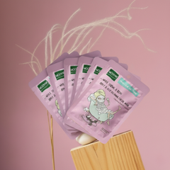 Mascarilla facial de limpieza profunda "Bath Time" - Carbón vegetal y ácido glicólico