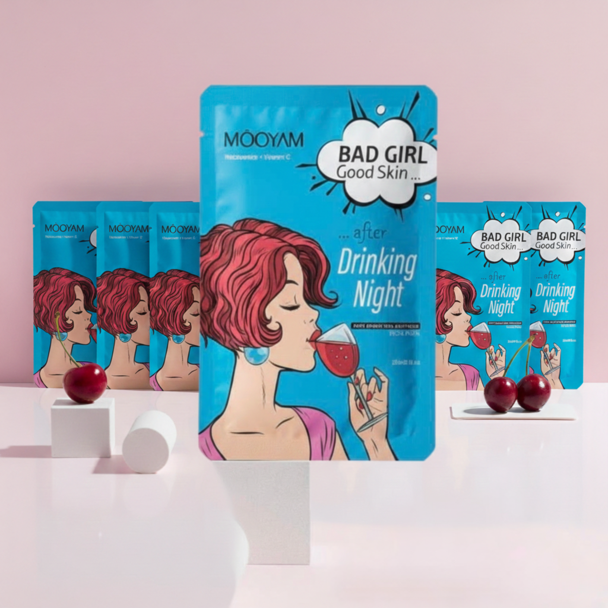 Mascarilla calmante para la resaca (paquete de 6)