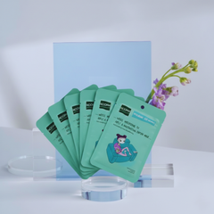 Mascarilla facial hidratante de ácido hialurónico y vitamina E: suavizante y revitalizante