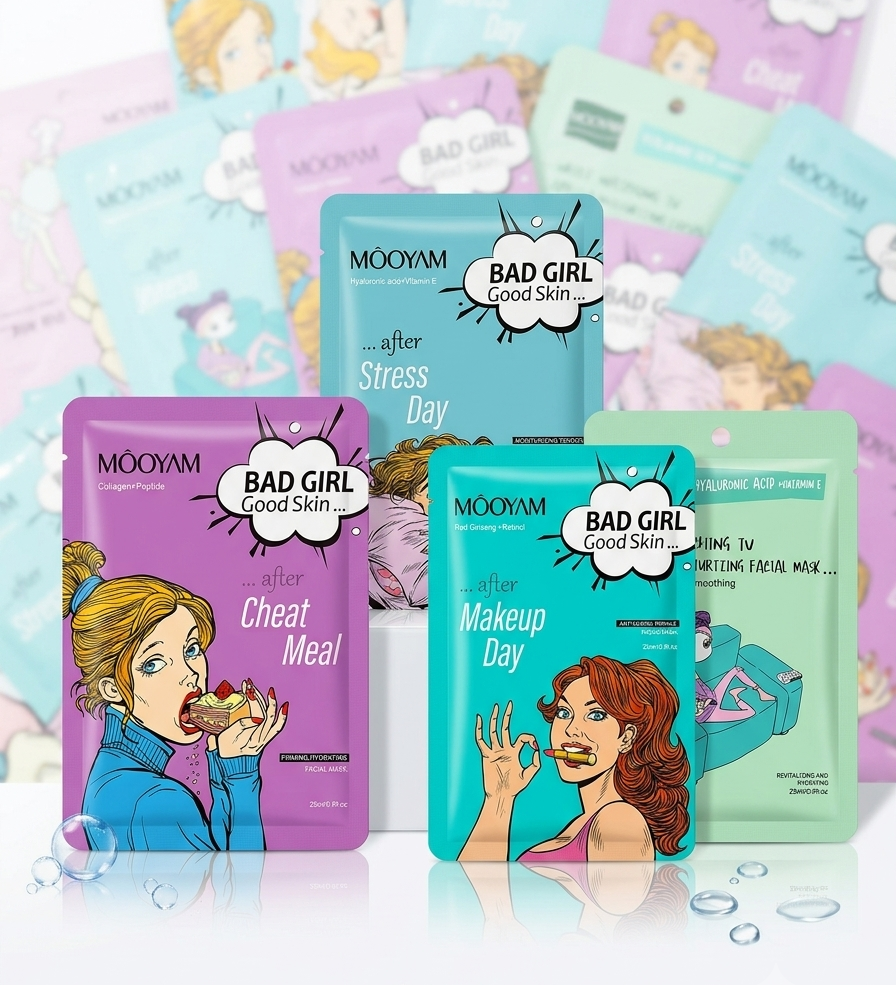 Paquete de 4 Mascarilla "Bath Time" de Limpieza Profunda
