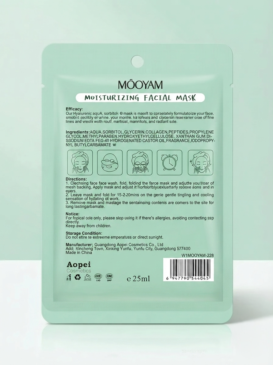 Mascarilla Hidratante con Hialurónico y Vitamina E
